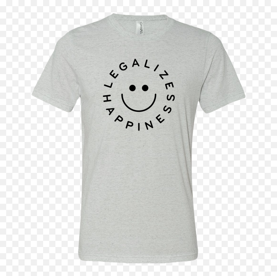 Legalize Happiness Menu0027s T - Shirt Short Sleeve Emoji,Loch Ness Emoticon