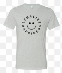 Legalize Happiness Menu0027s T - Shirt Short Sleeve Emoji,Loch Ness Emoticon