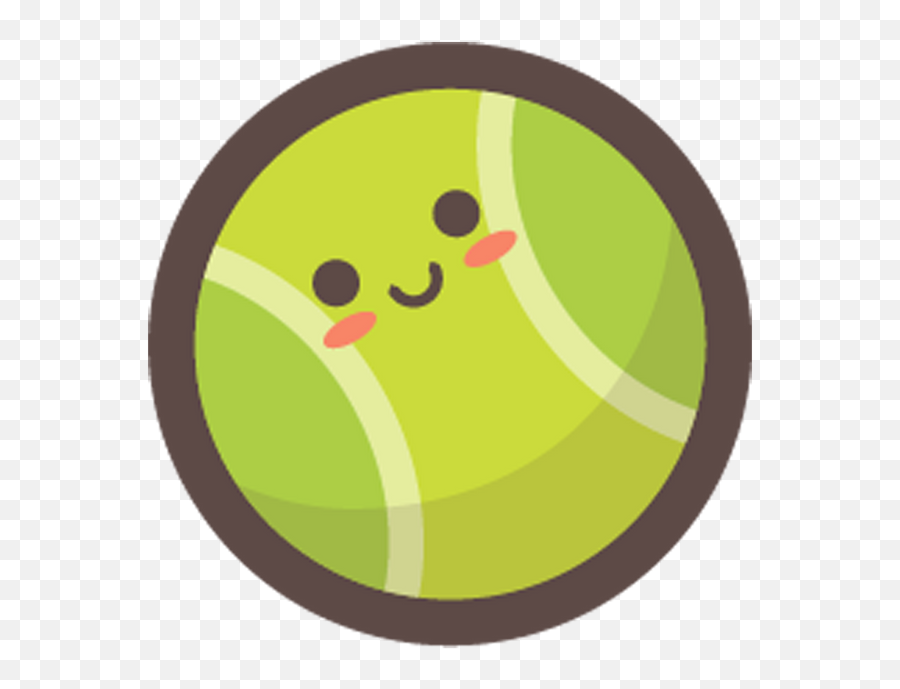 Tennis Ball Emoji Sticker - Happy,How To Make Funko Emojis