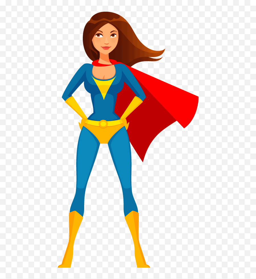 Mujer Clipart Png Baby Wonder Woman - Female Superhero Clip Art Emoji,Emoticons Superhero Wonder Women