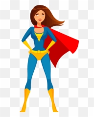 Mujer Clipart Png Baby Wonder Woman - Female Superhero Clip Art Emoji,Emoticons Superhero Wonder Women