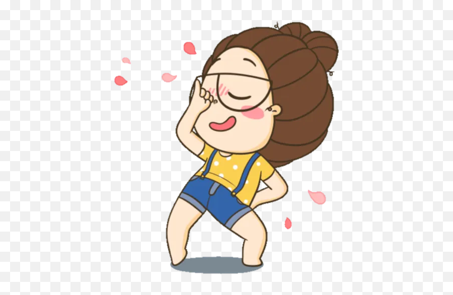 Cute Love Gif Cute Gif Cute Cartoon - Tertawa Gif Emoji,Emoji Pop Dance