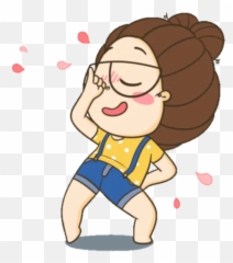 Cute Love Gif Cute Gif Cute Cartoon - Tertawa Gif Emoji,Emoji Pop Dance