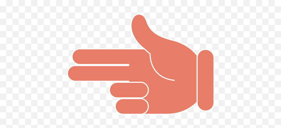 Vector Transparente Png Y Svg De Icono De Pistola De Mano - Gun Hand Icon Png Emoji,Emoticon De 2 Dedos Para Facebook