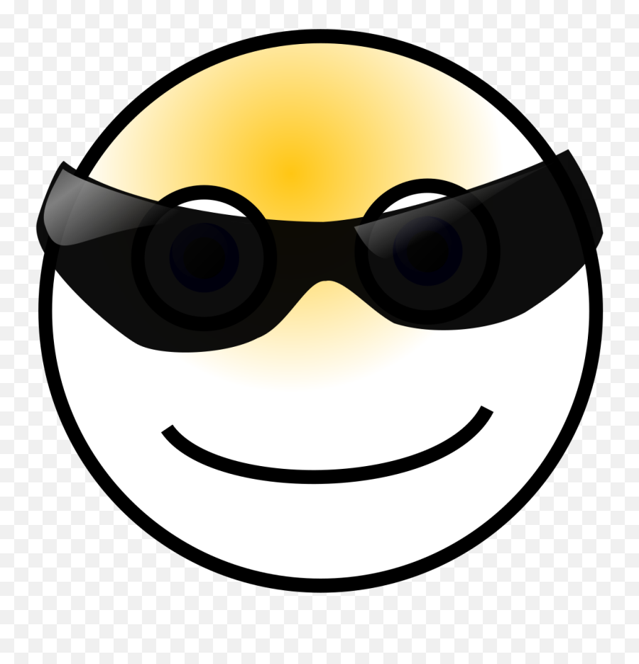 Smiley Svg Vector Smiley Clip Art - Svg Clipart Cool Smiley Emoji,Crazy Face Emoticons