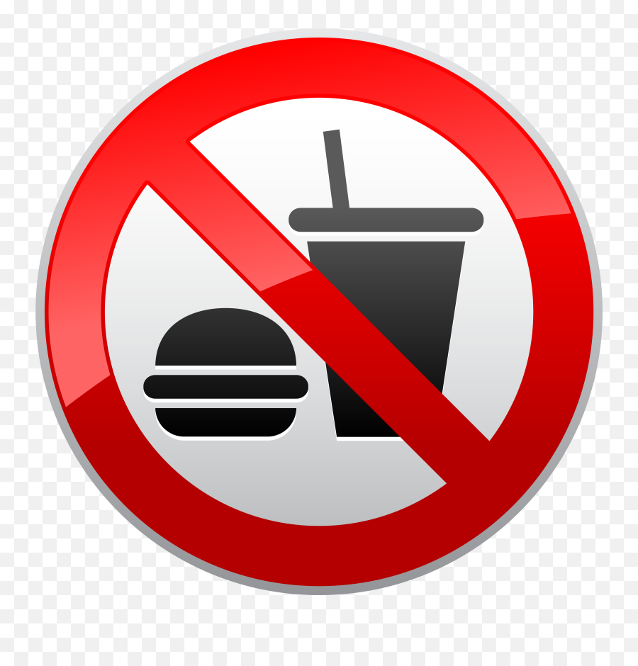 No Junk Food Clipart - Clip Art Library Ban Clip Art Png Emoji,Alcohol Emojis