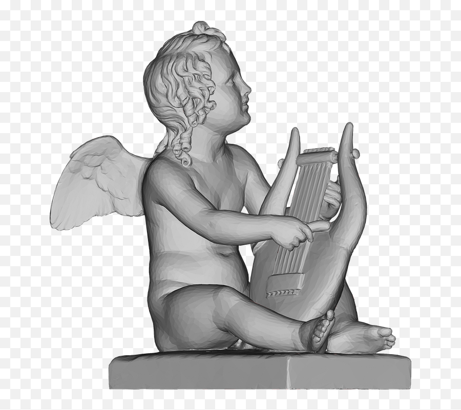 Cupid Statue 3d - Free Vector Graphic On Pixabay Emoji,Lack Of Emotion In Greek Sculpture