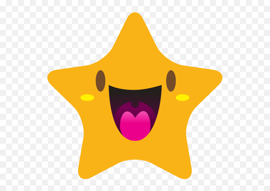 Cute Star Png - Cute Star Cat Yawns 2644467 Vippng Emoji,Star Emoticons Png