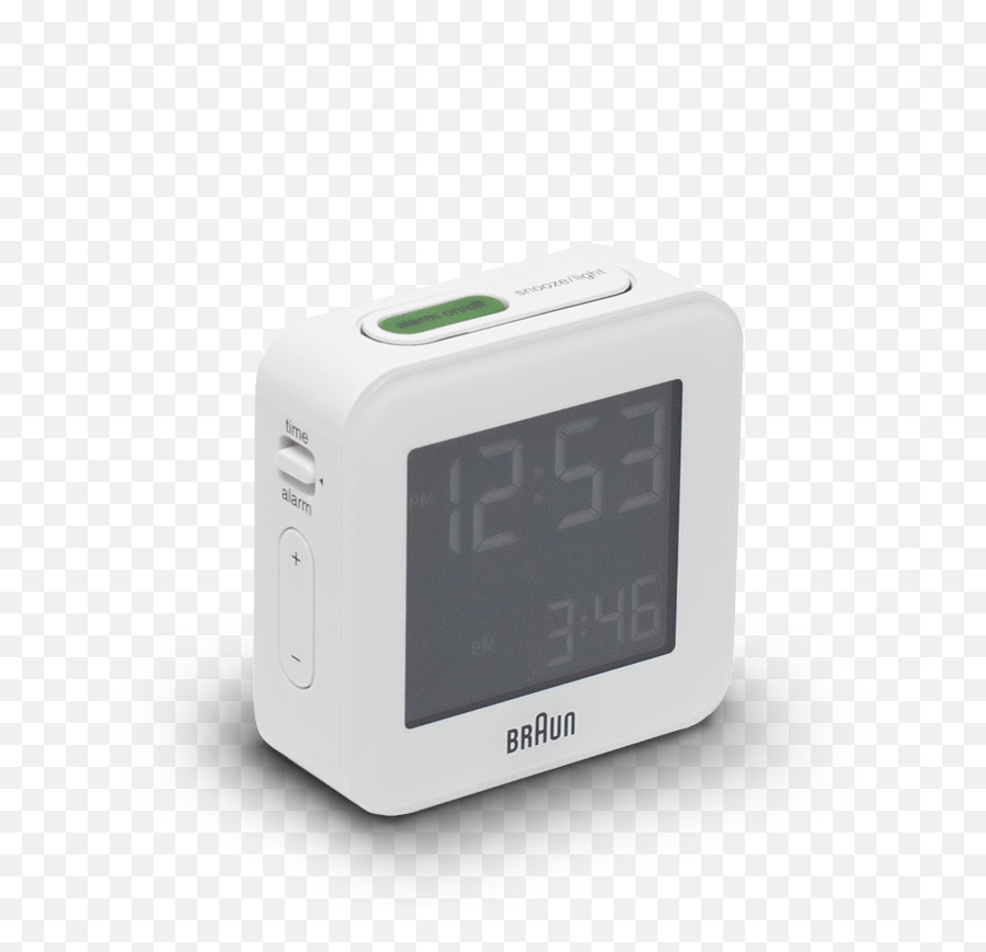 Braun Digital Lcd Alarm Clock In White Bnc008wh - Portable Emoji,Emoji Digital Alarm Clock Radio