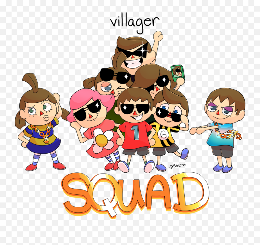 Villager Squad Super Smash Brothers Know Your Meme Emoji,Animal Crossing New Leaf Learning Emotions