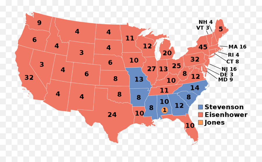 1956 United States Presidential Election - Wikipedia Emoji,Let The Ran Wash Away Emotion Yea