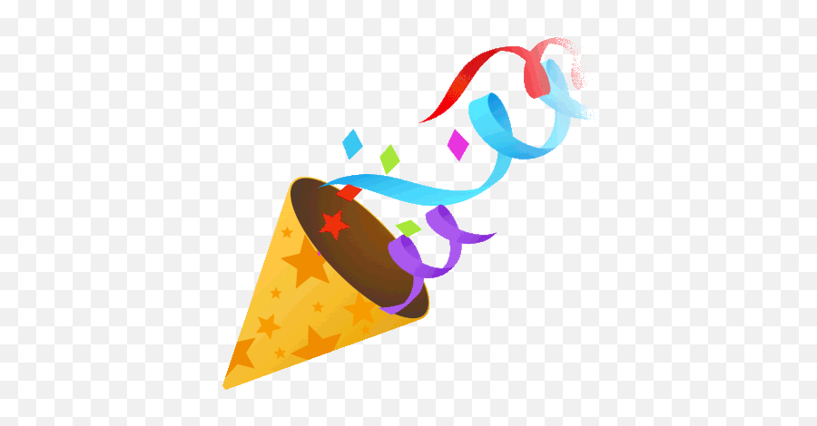 Party Popper Joypixels Gif - Partypopper Joypixels Celebration Discover U0026 Share Gifs Confetti Party Popper Gif Emoji,Celebration Emoji