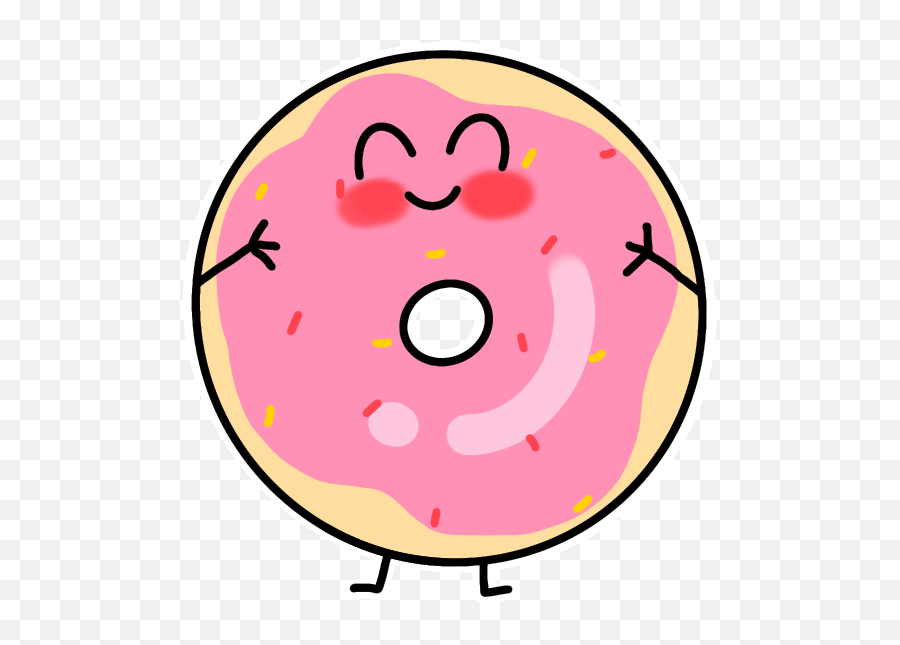 Cute Donuts Stickers By Igor Rusinov Emoji,Donus Emoji