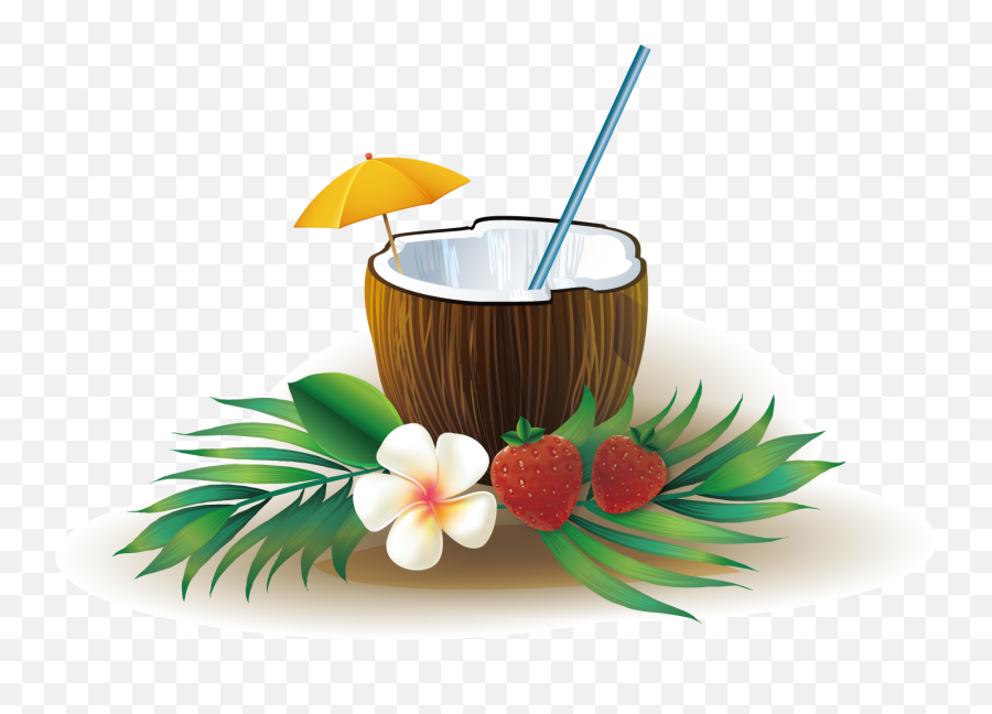 Coconut Cup Png Clipart - Full Size Clipart 5283427 Fresh Emoji,Palm Tree Drink Emoji