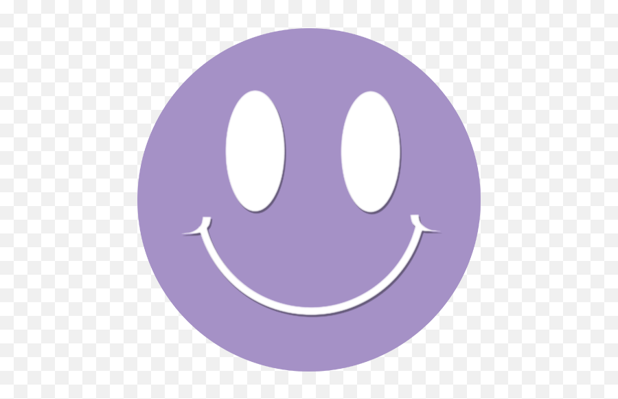 Beautiful Flat Smileys - Happy Emoji,Purple Emoticons
