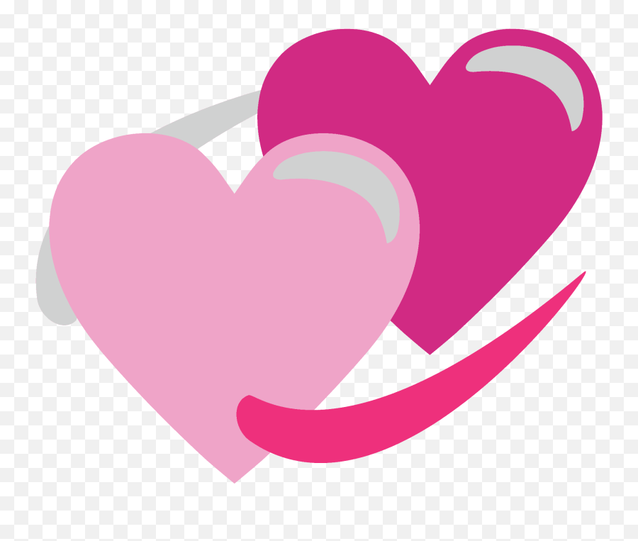 Revolving Hearts Emoji Clipart - Girly,Revolving Heart Emoji