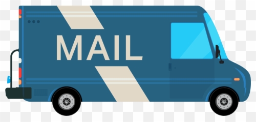 Minivan Clipart Postal Minivan Postal - Mail Services Clip Art Emoji,Minivan Emoji