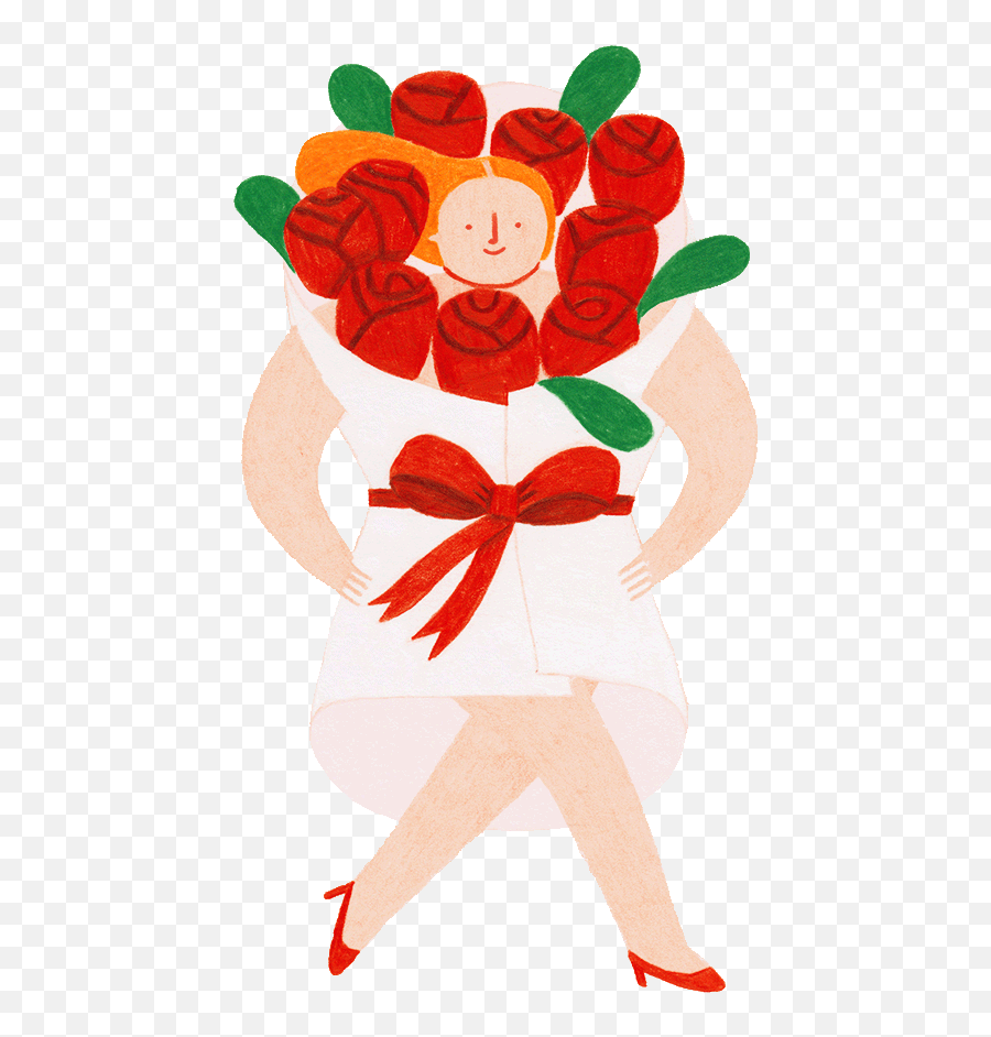 Valentine Clipart Bouquet Transparent Free For Download On - Garden Roses Emoji,Emoji Cookie Bouquet