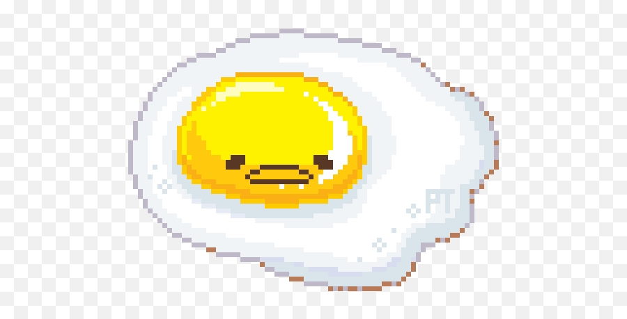 Sanrio Insta - Pixel Gudetama Gif Transparent Emoji,Gudetama Emoticon