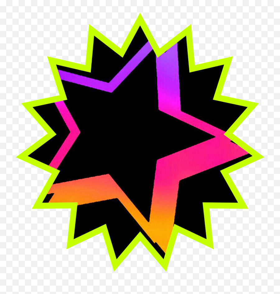 Star Shapes Music Art Sticker - Dot Emoji,No Loud Music Emoji