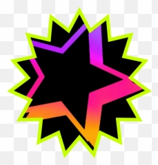 Star Shapes Music Art Sticker - Dot Emoji,No Loud Music Emoji
