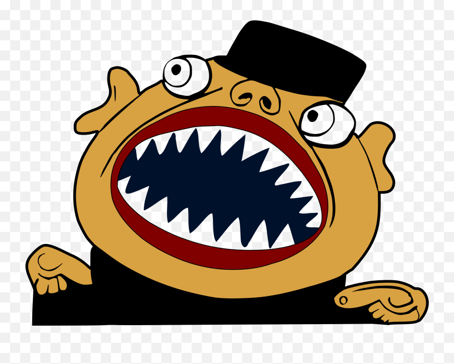 Clipart Mouth Evil Clipart Mouth Evil - Evil Capitalist Cartoon Emoji,Emoji Mouth Bubble Ear