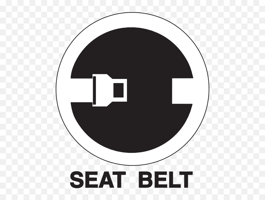 Safe Clipart Seatbelt Safe Seatbelt - Seat Belt Sign Vector Emoji,Seatbelt Emoji