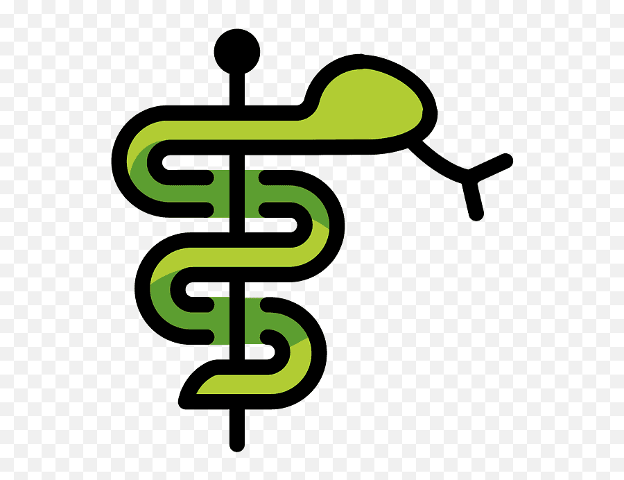 Staff Of Aesculapius - Staff Of Hermes Emoji,Medicine Emoji