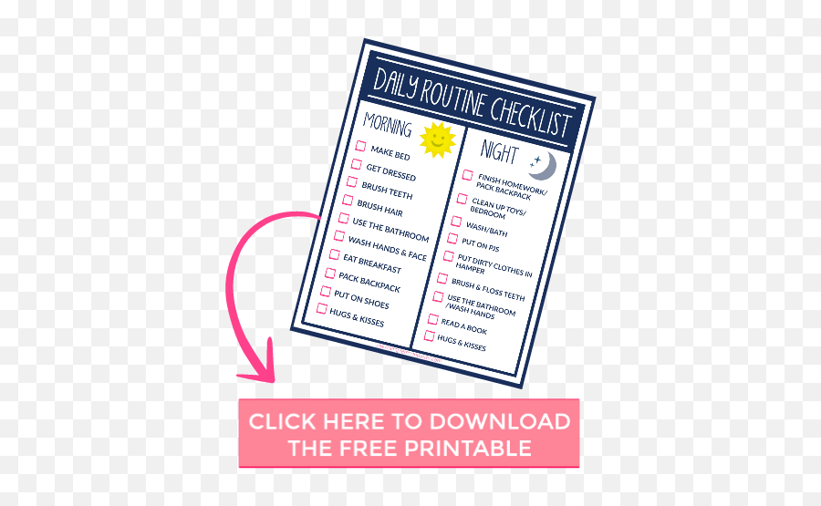 Free Printable Daily Routine Checklist That Every Busy - Daily Routine List Printable Emoji,Free Printable Emotion Faces