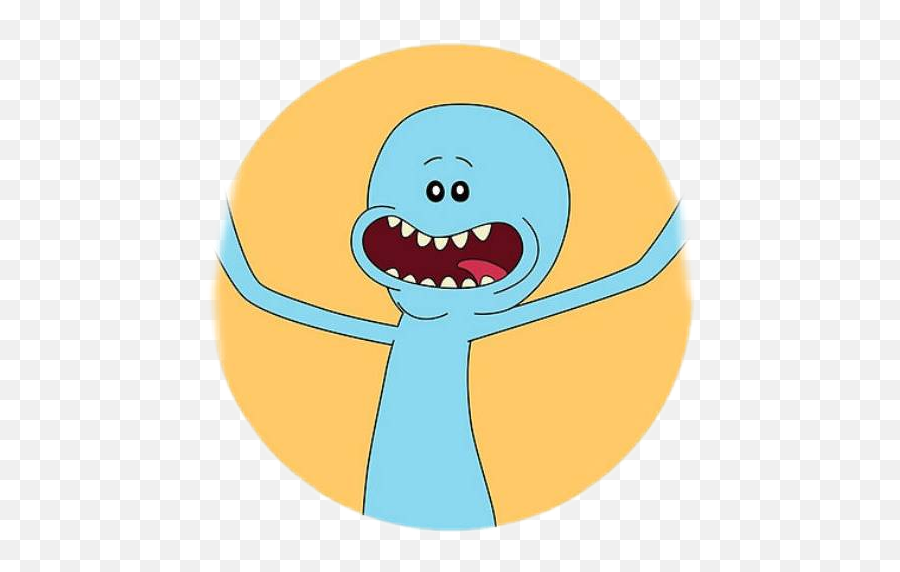 Rickandmorty Sticker - Happy Emoji,Mr Meeseeks Emoji