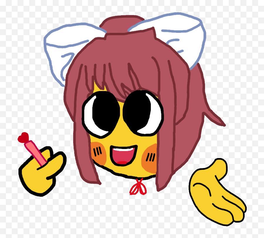 Emoj - Ika Revamped Literature Club Literature Emoji Bonk,Nickname Emoji