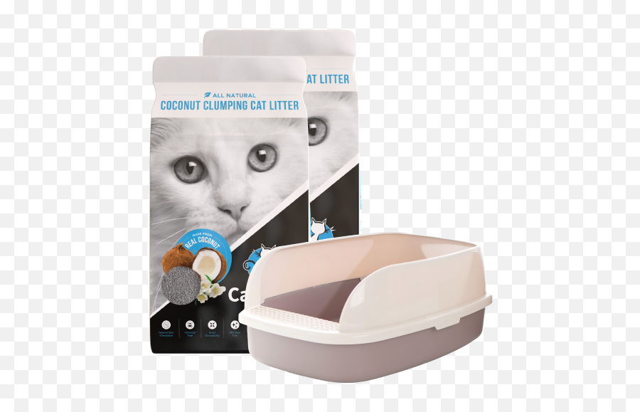 Catspot Starter Kit - Catspot Clumping Litter Emoji,Cat Using Litter Box Emoticon
