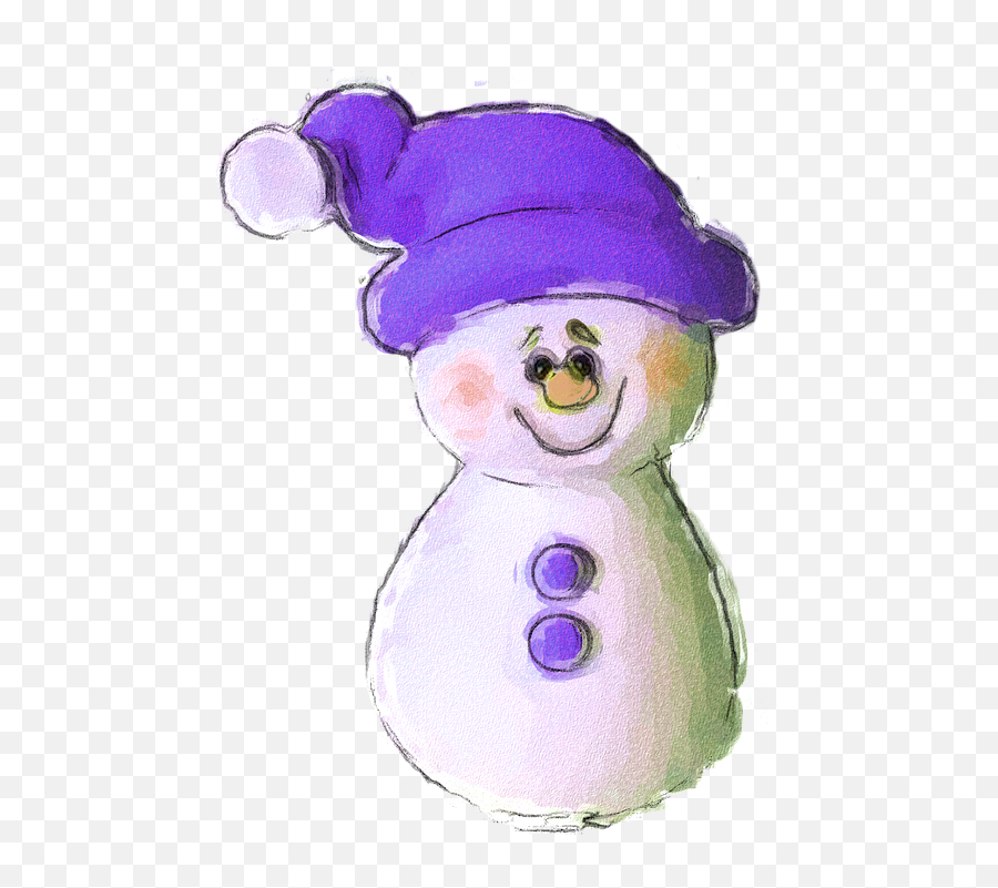 Free Photo Clipart Purple Clip Art Christmas Winter Snowman - Gruparea Obiectelor La Gradinita Emoji,Snowman Emotions
