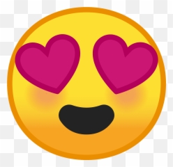 Noto Emoji Oreo 1f60d - Transparent Heart Eyes Emoji,Oreo Emoji