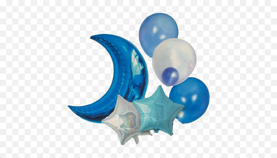 Bouquet Luna X 6 - Balloon Emoji,Emoji De La Luna Negra