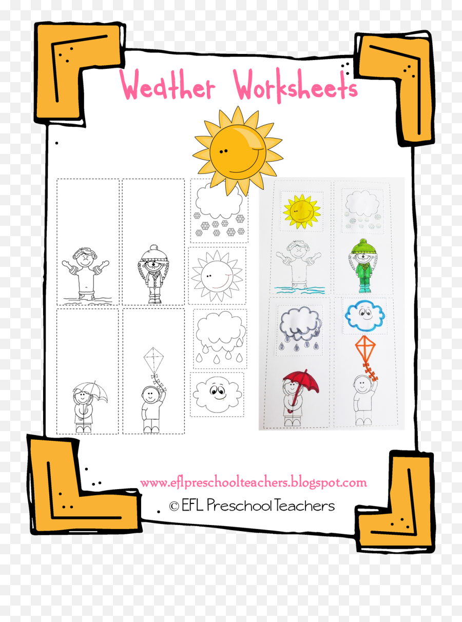Eslefl Preschool Teachers More Weather Resources For - Dot Emoji,Preschool Emotion Printout