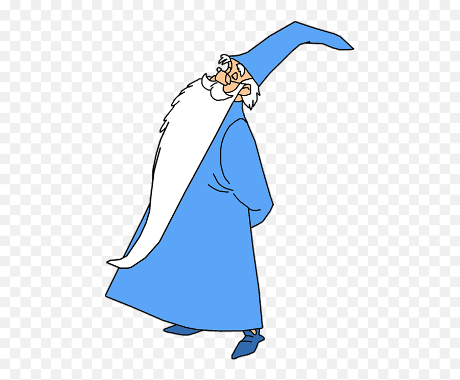 Merlin Disney - Clipart Merlin Emoji,Disney Sword In The Stone Emoji