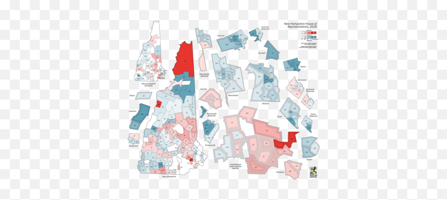 2018 New Hampshire House Of - New Hampshire Assembly Map Emoji,Roy Rogers And Dale Evans Emoticon