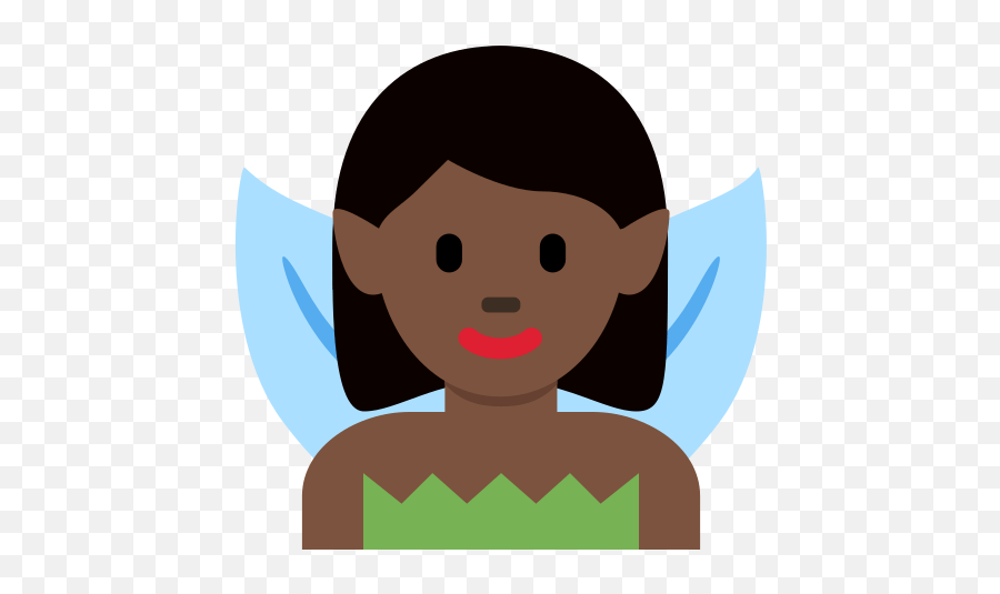 Fairy Emoji With Dark Skin Tone Meaning,Cute Fairy Emoji