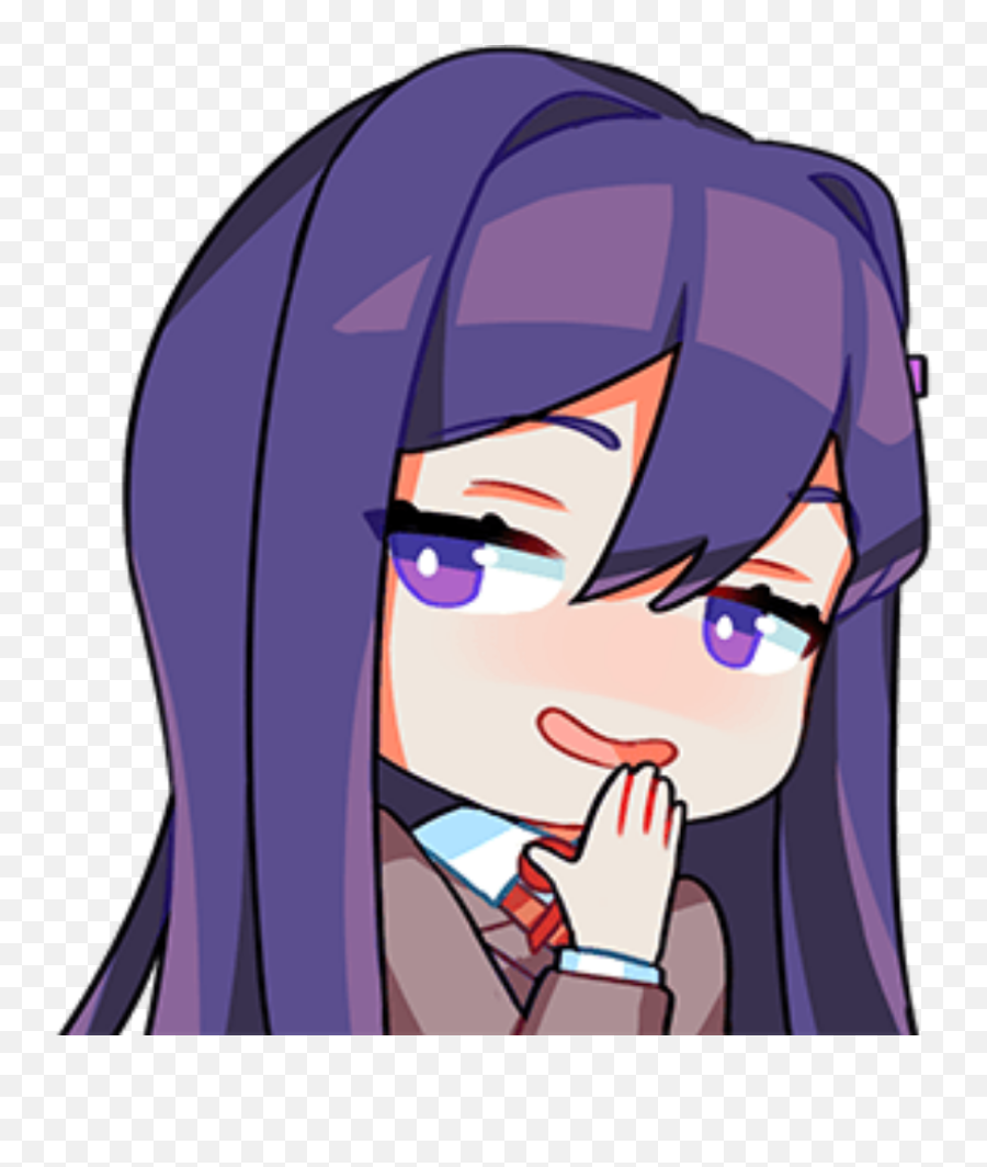 Pin - Doki Doki Literature Club Stickers Emoji,Fbi Emoji Avatar