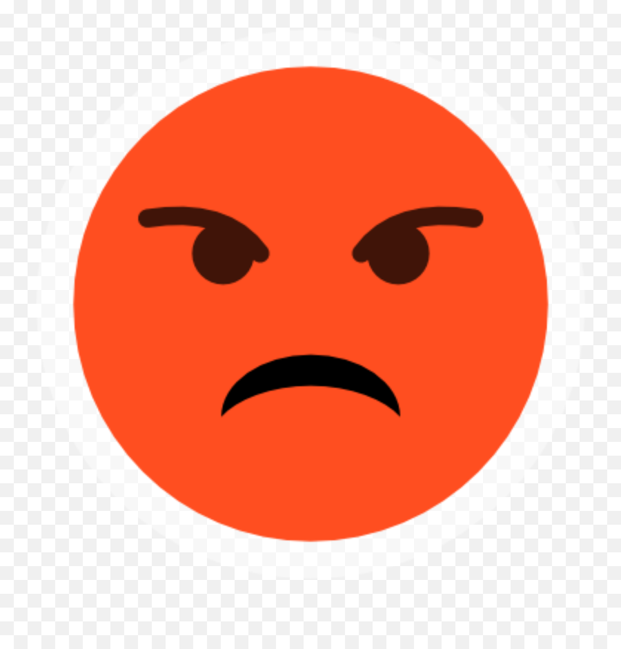 Angry Red Emoji - Happy,Bad Emoji