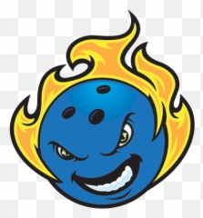 Printed Vinyl Bowling Action - Free Angry Bowling Ball Clipart Emoji,Emoticon For Bowling