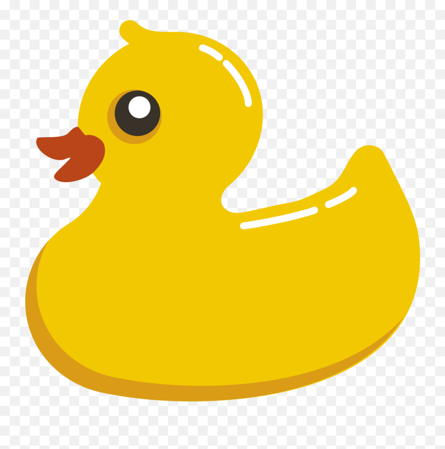 Rubber Duckey Clip Art Dromgbj Top - Clipartix Rubber Duck Clip Art Emoji,Duck Face Emoji