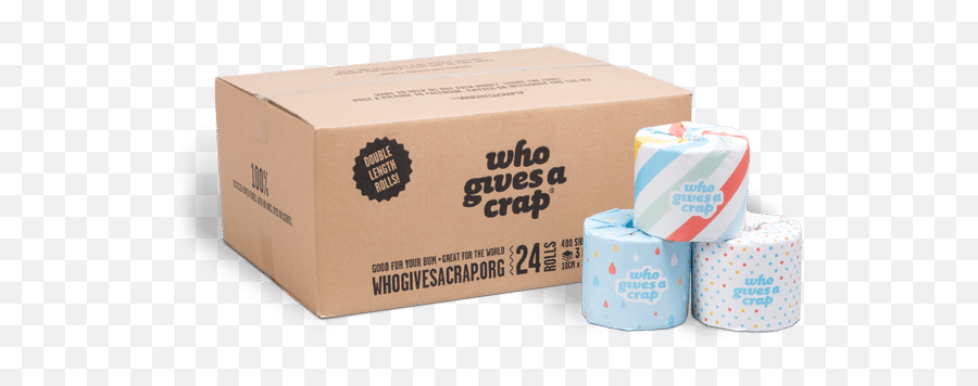 Who Gives A Crap Makes Tp Look U0026 Feel Good Dieline - Cylinder Emoji,Emoji That Looks Like Roll Of Toilet Paper