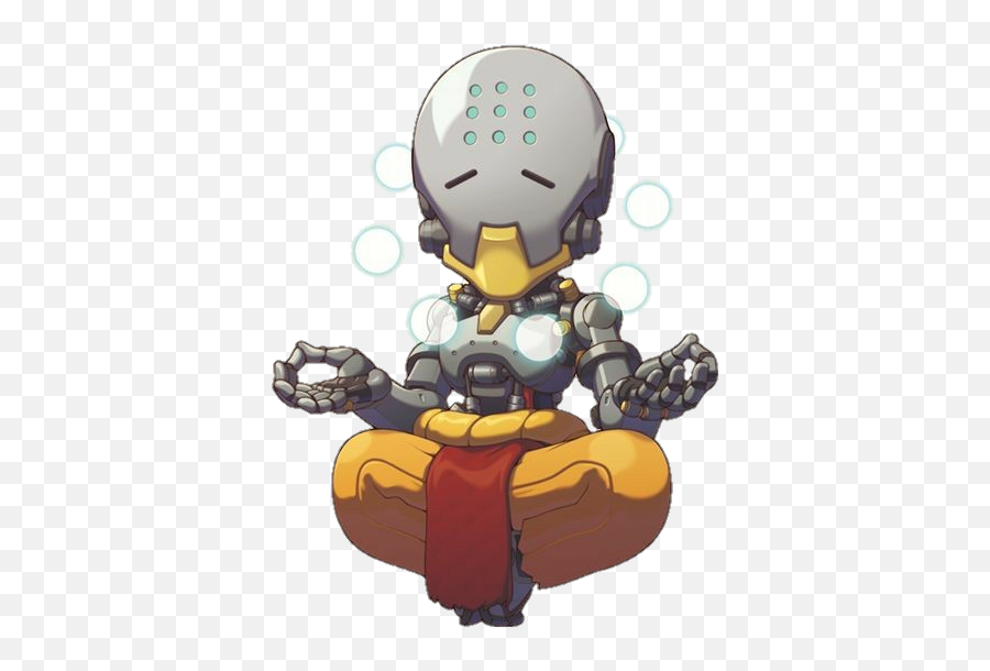 Overwatch Zenyatta Cute Sticker - Zenyatta Cute Emoji,Overwatch Emoji