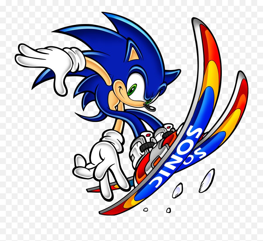 Skis Clipart Ski Jump - Sonic Adventure 1 Artwork Emoji,Ski Jumping Emoji