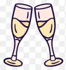 Toast Graphics To Download - Silueta Copas Brindis Png Emoji,Happy New Years Eve To Me Glass Of Wine Emoticon