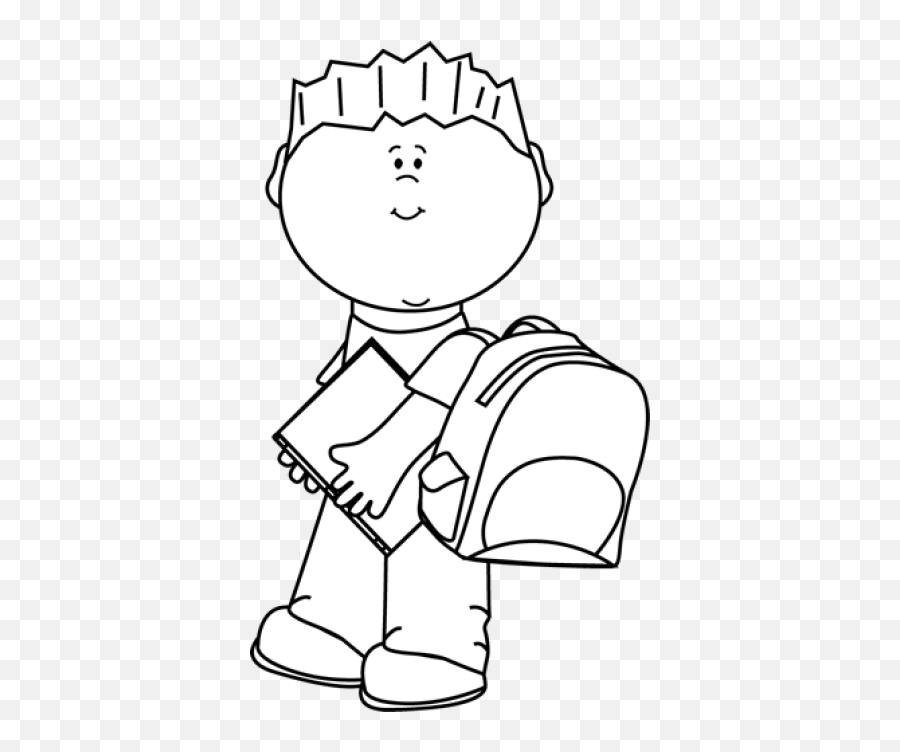 Free Png Images - Dlpngcom Boy At School Clipart Black And White Emoji,Roblox Emotions Cilpart