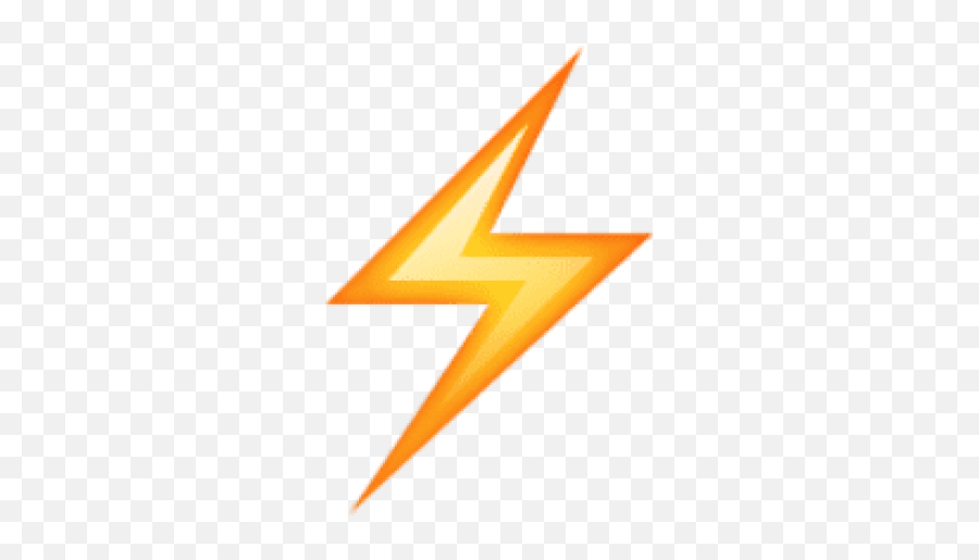 Ios Emoji High Voltage Sign Png Free Png Images Toppng - Seek Discomfort Lightning Bolt,Ios Emojis Transparent Background