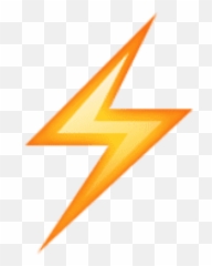 Ios Emoji High Voltage Sign Png Free Png Images Toppng - Seek Discomfort Lightning Bolt,Ios Emojis Transparent Background